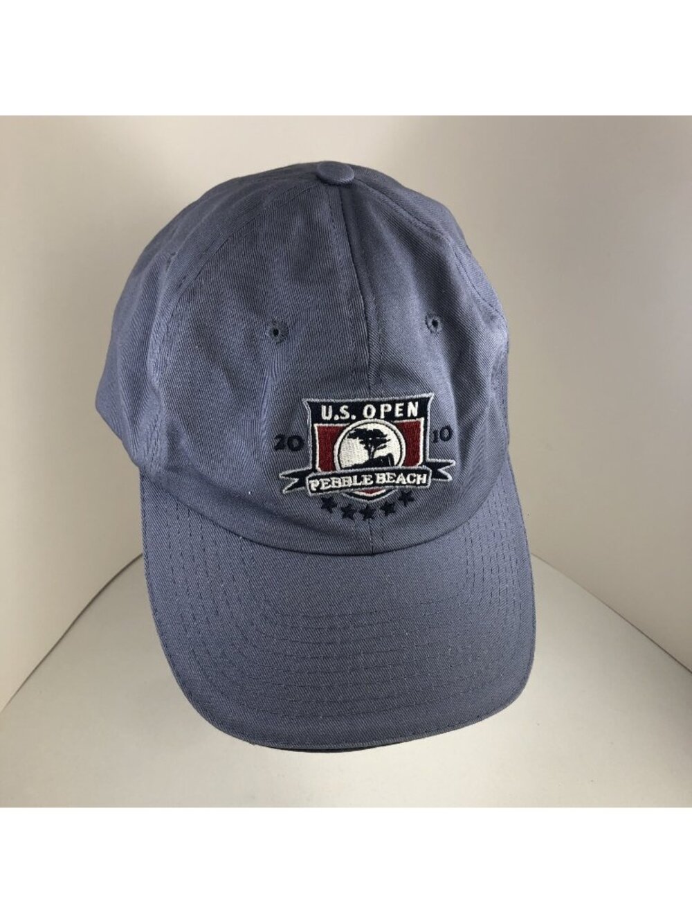 2010 US Open Pebble Beach Golf Strapback Baseball Hat Cap VGUC USGA Member Grey